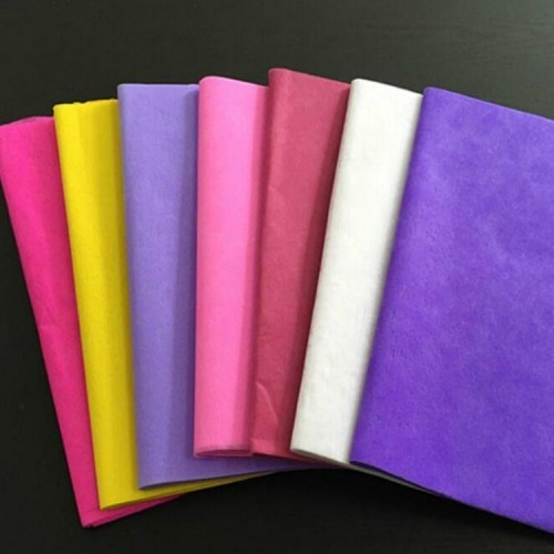 彩色绵纸 礼品包装纸 全木浆棉纸 卷筒印刷 展艺纸业